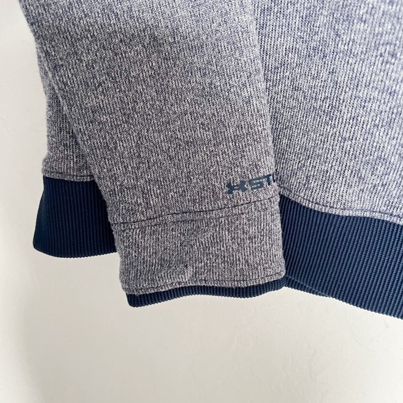 Under Armour Coldgear Quarter Snap Button Collar Youth Large Blue - Picture 6 of 8